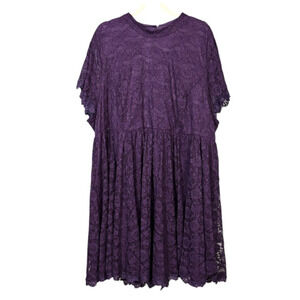 torrid Purple Lace Midi Dress